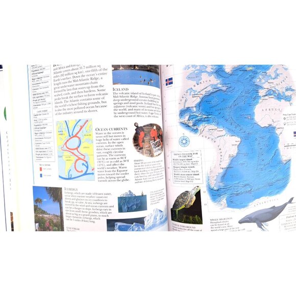 DK Geography Of World Book Hardcover Encyclopedia Illustrated Photos Educational - Picture 7 of 12